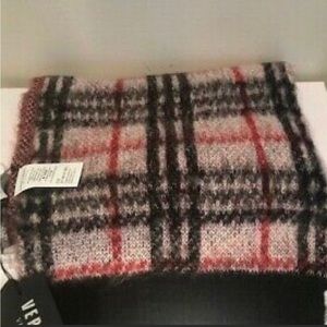 Versus Versace Plaid Scarf